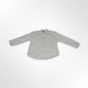 Alfani Men's White Micro-Dot Dress Shirt - 17-17.5, 34/35